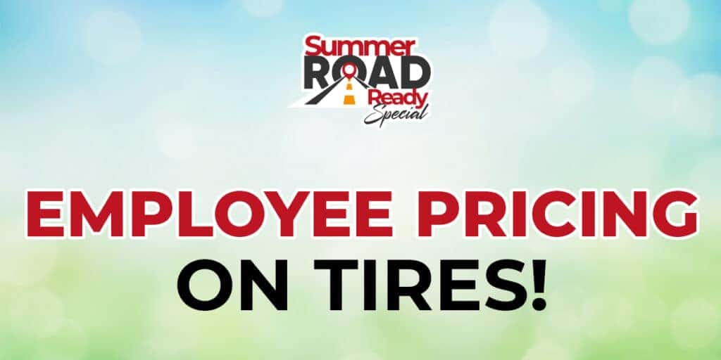 Employee Pricing on Tires