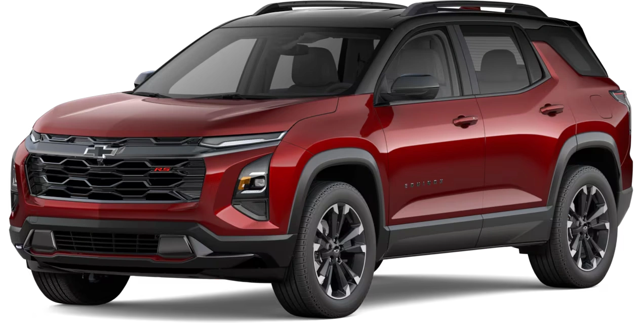 Sleek maroon SUV with a modern design, black grille, and alloy wheels, highlighted against a white background.